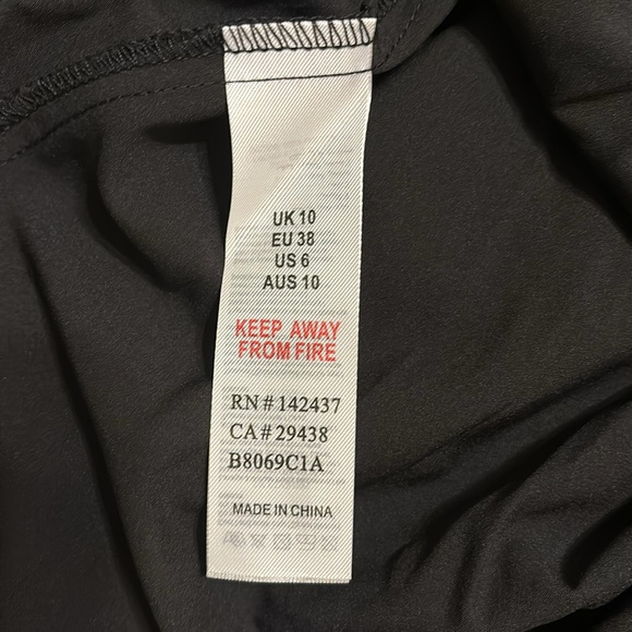 BNWOT Little Mistress black lace midi dress - US size 6 / UK size 10 - Picture 7 of 9